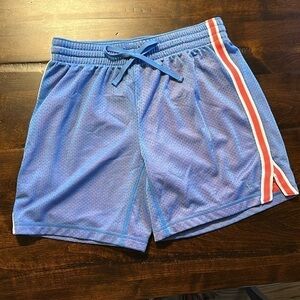 Danskin Now athletic shorts blue hot pink size small